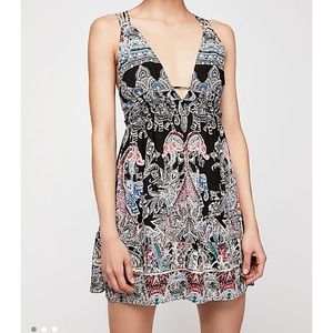 FREE PEOPLE Me To You Printed Dress